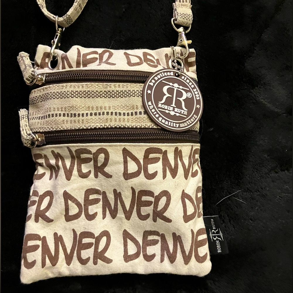 Robin Ruth Beige and Brown Denver Shoulder Bag